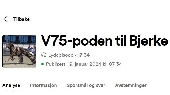 V75-poden for deg som skal spille lørdag