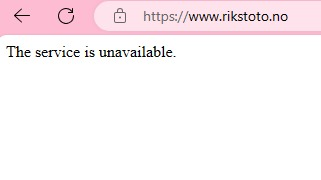 - Det skal ikke skje